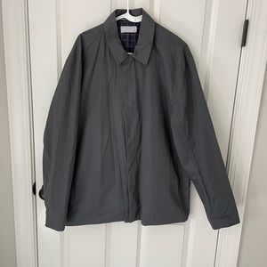 FIVE FOUR MENS GRAY XL ZIPPERED JACKET
